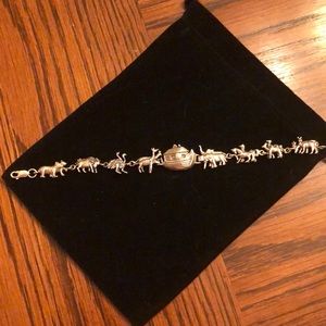 Sterling silver Noah’s ark bracelet